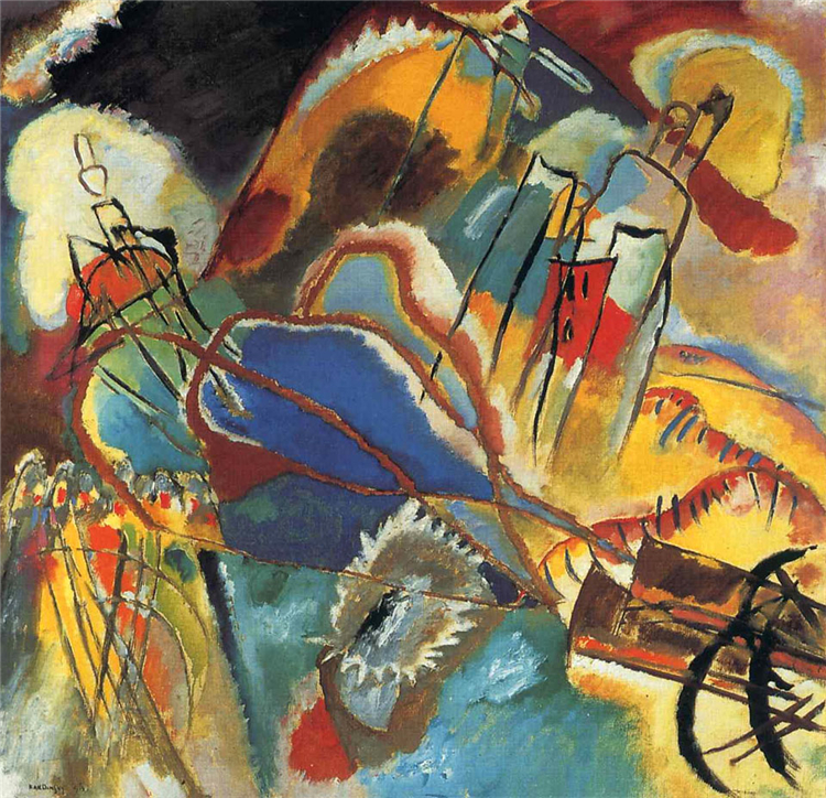 Improvisation 30 Cannons 1913 Wassily Kandinsky Painting